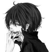 团头像动漫黑白