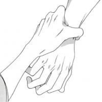 动漫黑白女生头像背影头像带字