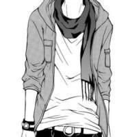 q友乐园情侣动漫微信头像黑白