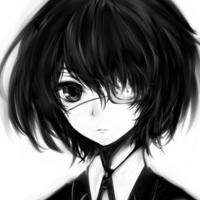 霸气动漫微信头像女生头像黑白