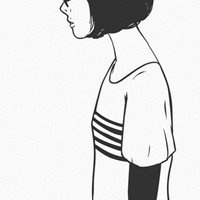 动漫头像女生唯美黑白头像带字