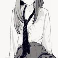 伤感动漫情侣头像黑白头像带字