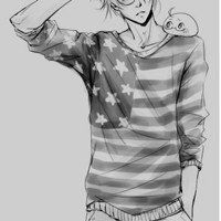 黑白灰动漫头像