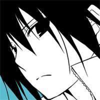 微信头像黑白血腥男生动漫头像