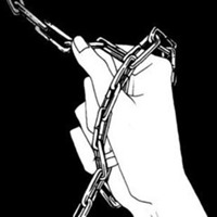 伤感黑白动漫头像男生头像背影