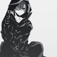 黑白动漫猫头像