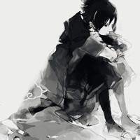 黑白高冷动漫微信头像女生头像