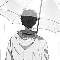 黑白动漫男头像