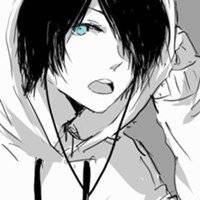 微信头像女生动漫黑白背影头像