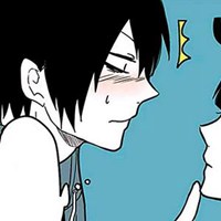 短发高冷动漫头像女生头像黑白