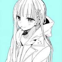 高冷男生黑白动漫头像侧脸头像