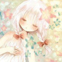 动漫头像侧脸长发美女头像黑白