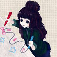 唯美女生动漫头像高清大素材