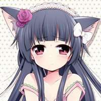 唯美女生动漫黑白头像带字素材