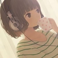 清新唯美女生动漫头像带字伤感