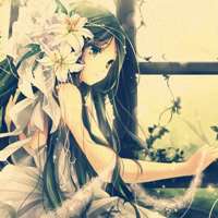 动漫美女微信头像背影唯美伤感