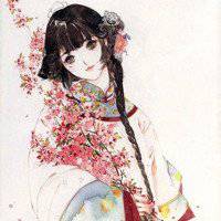 微信唯美背影动漫头像带字