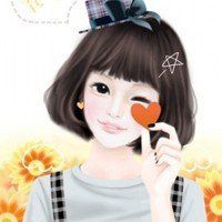 好看唯美女生动漫头像带字头像