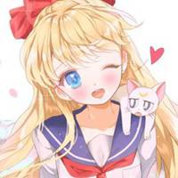 黑白动漫美女唯美可爱头像