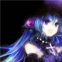 动漫唯美女生侧脸小清新自然