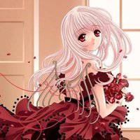 唯美女生动漫头像高清大素材