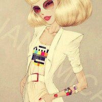 动漫美女长发头像高清头像