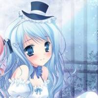 唯美女生动漫头像带字小清新