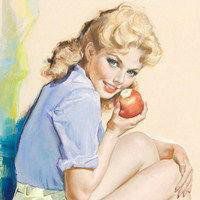 欧美女生和猫微信头像动漫头像