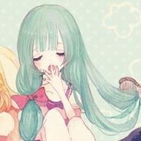 唯美女生动漫黑白头像带字素材