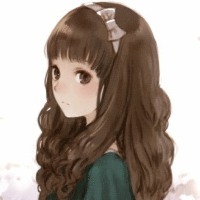 欧美女生和猫微信头像动漫头像