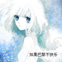 黑白动漫美女唯美可爱头像