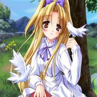 好看唯美女生动漫头像带字头像