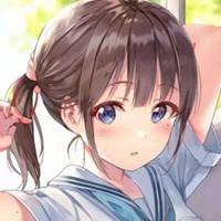 黑白动漫美女唯美可爱头像集