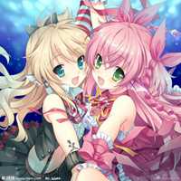 唯美女头像动漫情侣头像带字