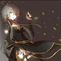 头像动漫唯美带字可爱女孩