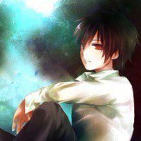 唯美二次元动漫男生头像黑白头像