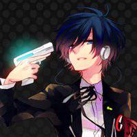 男生戴帽子动漫黑白头像背影头像