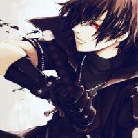 唯美二次元动漫男生头像黑白头像