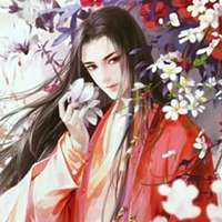 微信头像动漫男生橘红色