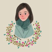 穿裙子动漫女生接过玫瑰头像