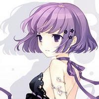 高冷动漫黑白系头像女生头像