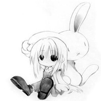 动漫头像女生beiying黑白