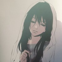 超好看黑白动漫头像女生头像