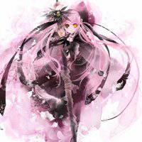 二次元动漫女生背影头像黑白头像