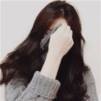 微信动漫蓝色女生头像24乘以24