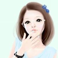 黑白微信头像动漫女生头像带字素材