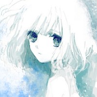 穿裙子动漫女生接过玫瑰头像