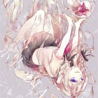 黑白微信头像动漫女生头像带字素材