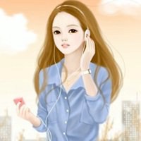 微信头像戴帽子动漫女生头像