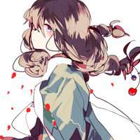 二次元黑白动漫头像女生头像